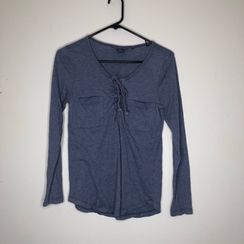 Long sleeve henley